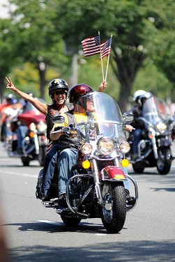 Motorcycle couple